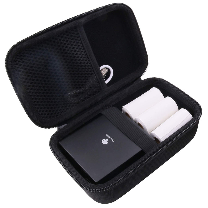 waiyu Hard Carrying Case for Phomemo M02/Phomemo M02S/Aibecy GOOJPRT PeriPage Mini Printer- Portable Printer Case