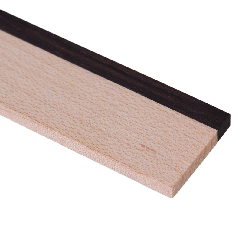 Mxfans 2PCS Maple and Ebony Mountain Dobro Guitar Bridge Saddle 70x20mm