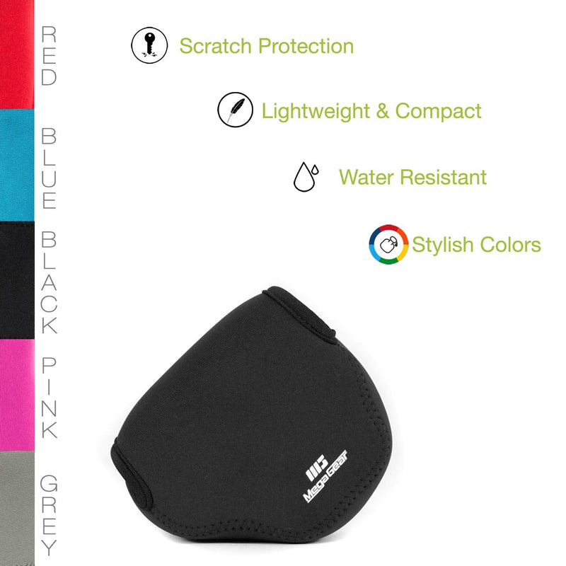 MegaGear Ultra Light Neoprene Camera Case Compatible with Canon PowerShot SX420 is, SX410 is, SX400 is, SX510 HS Black