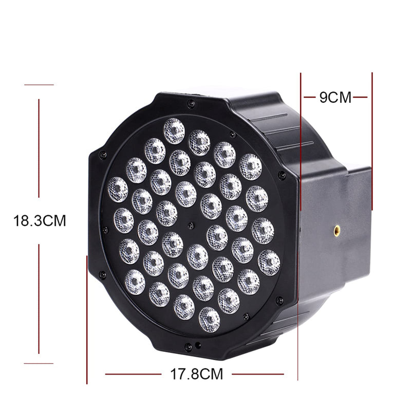 Black Lights, NIPEECO 72W 36 LEDs UV Par Lights DMX with Remote Control Stage Light for Party, Bar, Stage, Christmas, Halloween, Wedding