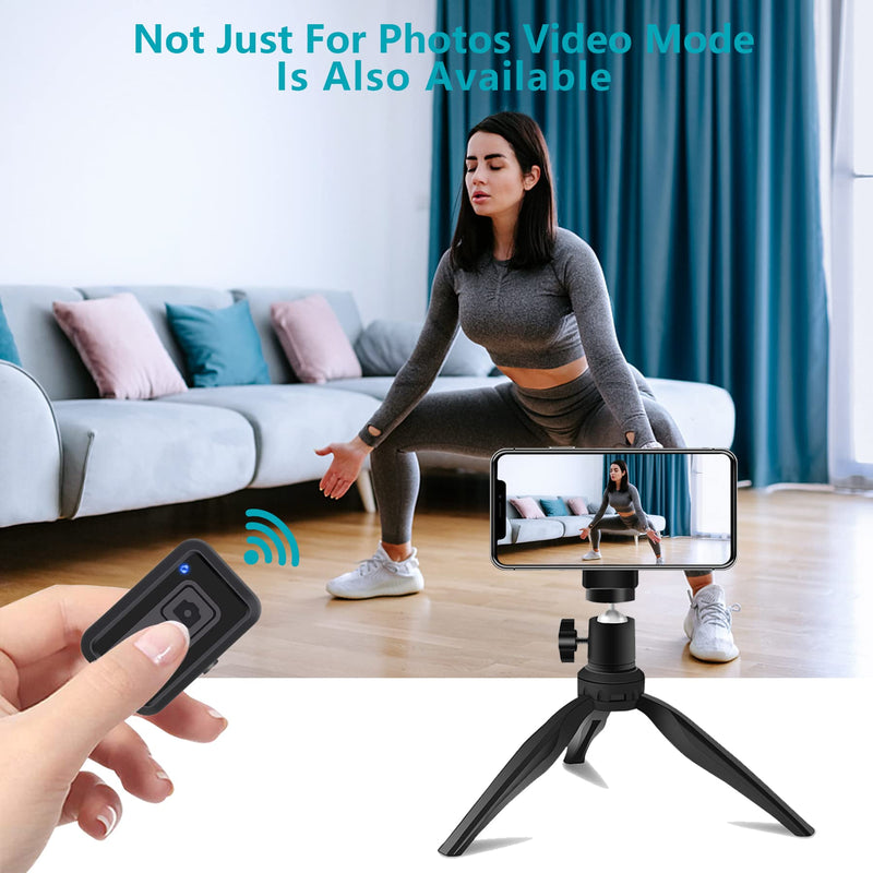 SUMCOO Wireless Remote Control for Phone Samsung iPhone Other Smartphone Camera Photos and Selfies Compatible with iOS and Android