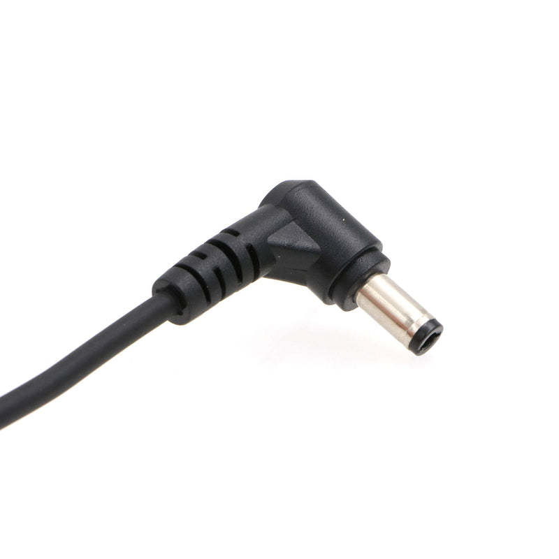Uonecn Power Cable for Blackmagic Pocket Cinema Camera BMPCC 4K Weipu 2 pin Female to Right Angle DC Gold Mount V Mount Battery Coiled Cable