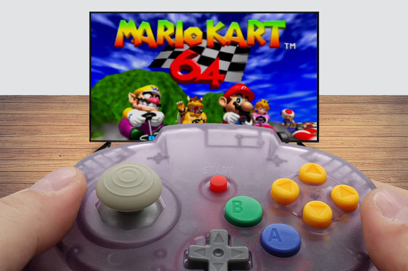 [AUSTRALIA] - Intec Gaming Warrior 64 Wired Controller for Original Nintendo 64 N64 Console (Purple) Purple 