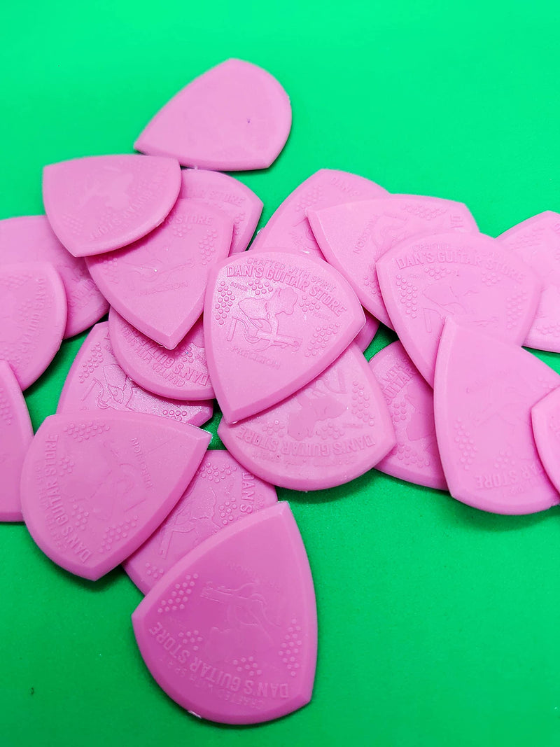 The Precision Pick PINK - 10-Pack - Premium high grip precision high visibility plectrums from Dans Guitar Store