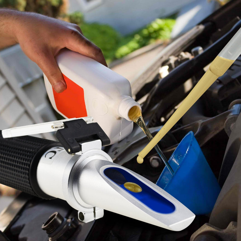 Car Antifreeze System Glycol Propylene Ethylene Battery Acid 1.10 – 1.40 kg/l Cleaning -40~0°C Windshield Fluid Refractometer Automatic Temperature Compensation ATC (°C)