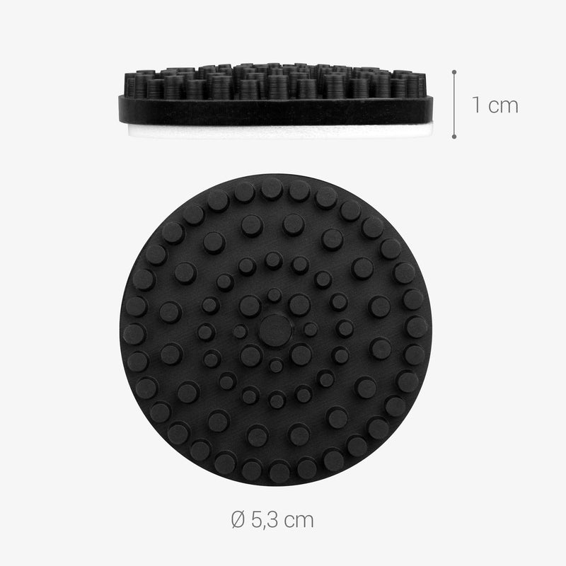 kwmobile Turntable Isolation Feet - Pack of 4 Silicone Anti-Vibration Isolator Pads for Audio Equipment HiFi System Speakers Record Player