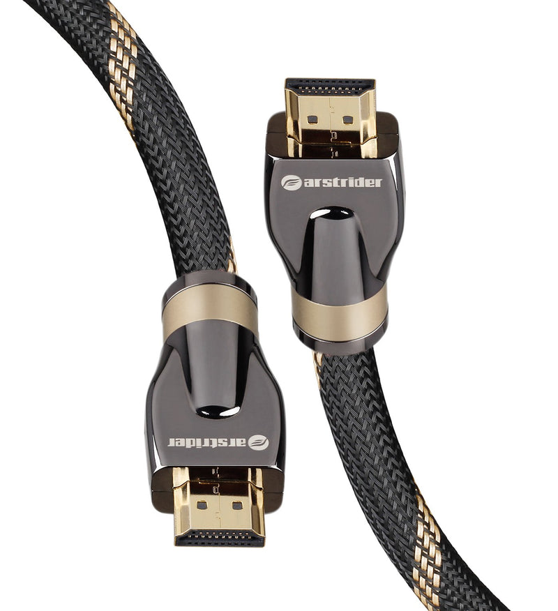 4K HDMI Cable/HDMI Cord 3ft - Ultra HD 4K Ready HDMI 2.0 (4K@60Hz 4:4:4) - High Speed 18Gbps - 28AWG Braided Cord-Ethernet/3D/HDR/ARC/CEC/HDCP 2.2/CL3 by Farstrider 3 Feet Yellow