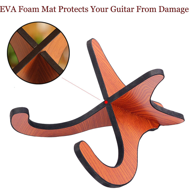 Ukulele Stand Instrument Stand Folding Portable Stand for Mandolins and Violins .(Wood Ukulele Stand)