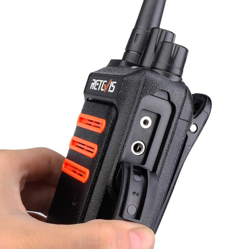 Retevis RT76 GMRS Two Way Radios, 30 Channels Long Range Walkie Talkies, GMRS Base Station Capable, 1400mAh Rechargeable Rugged Handheld Radio (1 Pack) No Screen