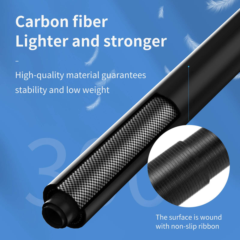 TELESIN 106" Ultra Long Selfie Stick (Upgraded 2.7 Meters) for GoPro Hero 9 8 7 6 5 4 3+, Insta 360 One R One X, DJI Osmo Action, Extendable at 6 Lengths Carbon Fiber Lightweight Pole Monopod Upgraded 2.7 Meters