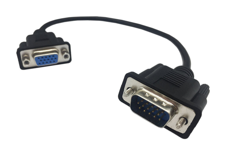 [AUSTRALIA] - CERRXIAN 1ft VGA SVGA 15 Pin HD15 Male to Female Adapter Video Monitor Extension Cable for PC Laptop TV Porjector(mf) 