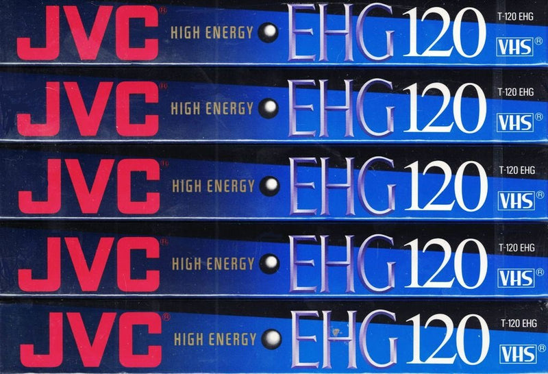 [AUSTRALIA] - JVC T-120EHG Extra High Grade VHS Tape 
