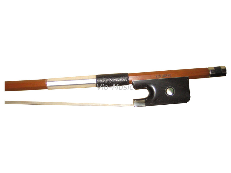 New 4/4 Cello Pernambuco Bow, Ebony Frog, Nickel/Silver Mounted