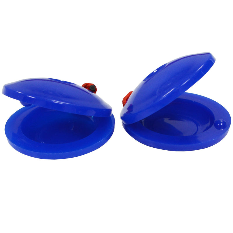 A-Star AP4311 Plastic Finger Castanets - Pair, Educational School Percussion, Blue 1 Pair