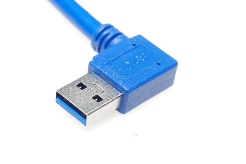 SMAKN USB 3.0 Extension Cable Usb 3.0 Male to Usb 3.0 Famle With 90 degree plug-30cm