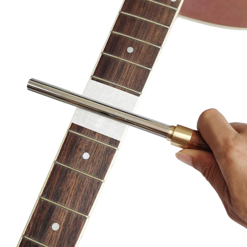 Guitar Fret Crowning Dressing File Narrow/Medium/Wide 3 Edges Guitar Repairing & Luthier Tools for Guitars,Ukuleles,Bass,Banjo,Mandolin. (Fret File)