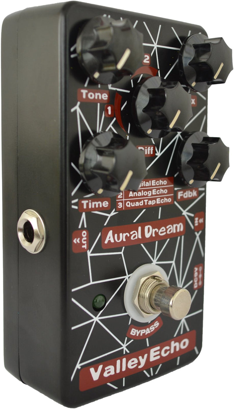 [AUSTRALIA] - Yanhuhu Aural Dream Valley Echo Digital Delay Guitar Effects Pedal with 3 models including Analog and QuadTap Echo effect True Bypass 