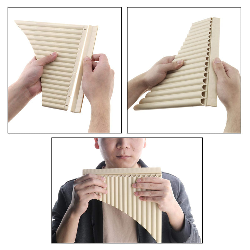 18 Pipes Professional Pan Flute Musical Instrument Panpipe Music Wind Instrumentos Musicales with Storage Bag Two-way Playing