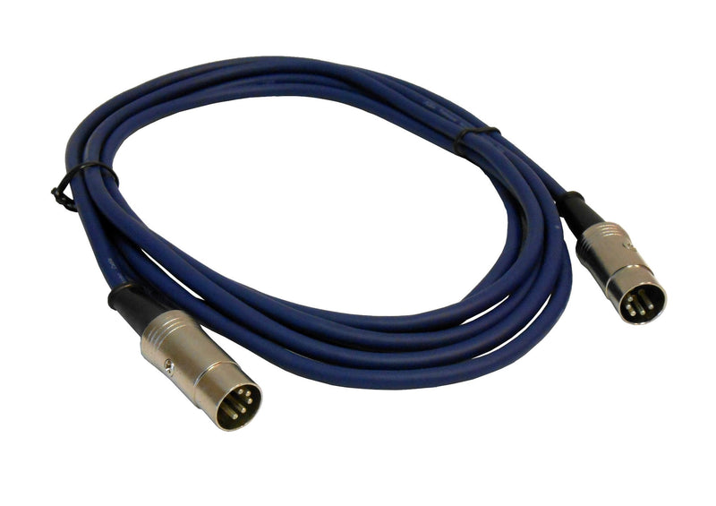 [AUSTRALIA] - Audio2000'S tm ADC2054 10ft MIDI Cable with Double Shield 10 Feet, Metal Connectors 
