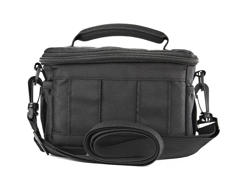 SLR Camera Carrying case with Detachable Shoulder Strap, Black, Measures 7.5" x 4.75" x 5".