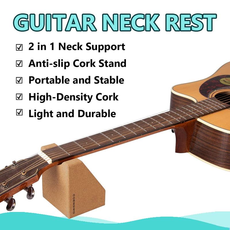 Guitar Neck Rest, Guitar Neck Cradle Support Pillow String Instrument Luthier Tool for Guitar Workstation, Ukuleles, Violins, Banjos, Mandolins Standard