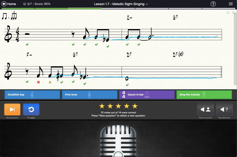 EarMaster 7 Professional - Ear Training, Sight-Singing, Rhythm Trainer PC/Mac Standard