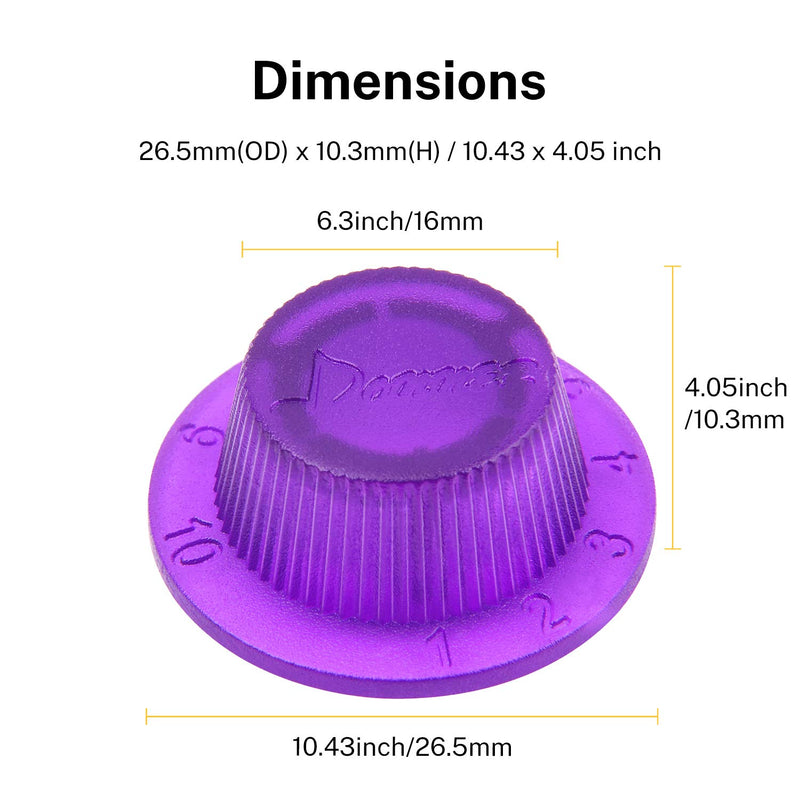 [AUSTRALIA] - Donner T-HAT Guitar Effect Pedal Footswitch Topper, Fashion Hat Design, Anti-Slip Surface, Protection Cap for Guitar Effect Pedal, Make Effect Footboard More Efficient 