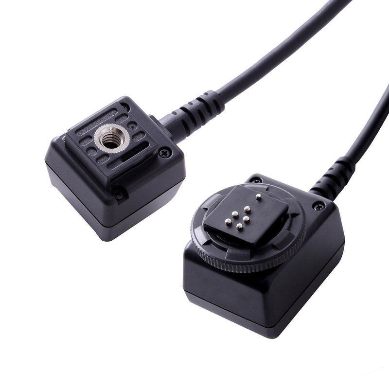Movo Photo FC50C 16-Foot (5m) Heavy-Duty E-TTL Off-Camera Flash Shoe Cord for Canon EOS 600EX-RT, 430EX, 320EX, 270EX, 90EX, MT-24EX, etc (OC-E3 Replacement) + Bonus Neat Strap 16-foot Coiled (5m)