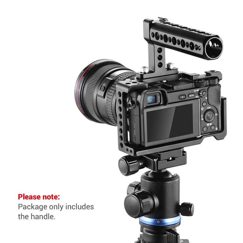 SmallRig Camera Top Handle Cheese Handle Grip with Built-in Shoe Mount for Camera Rig, Camera Cage 1638B