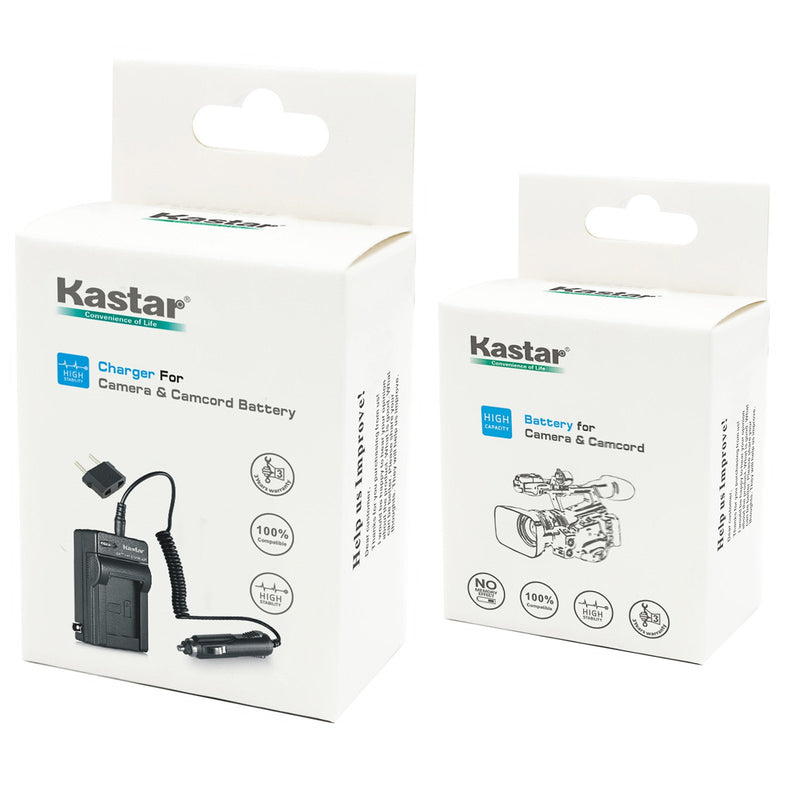 [Fully Decoded] Kastar BN-VG121 Battery (1-Pack) and Charger Kit for JVC Everio GZ-E Series, GZ-EX Series, GZ-HD Series, GZ-HM3 Series and GZ-MG750, GZ-MS110, GZ-MS230, GZ-MS250, GZ-G3, GZ-GX1, GZ-GX8