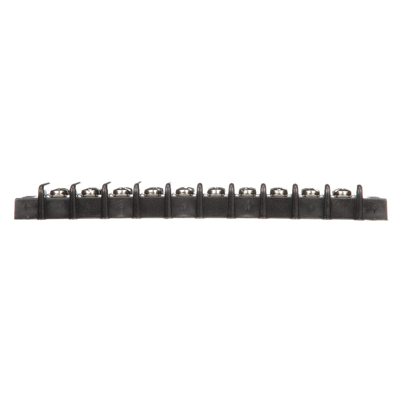 Seachoice Terminal Block, 10-Gang, Nickel Plated Brass Terminals