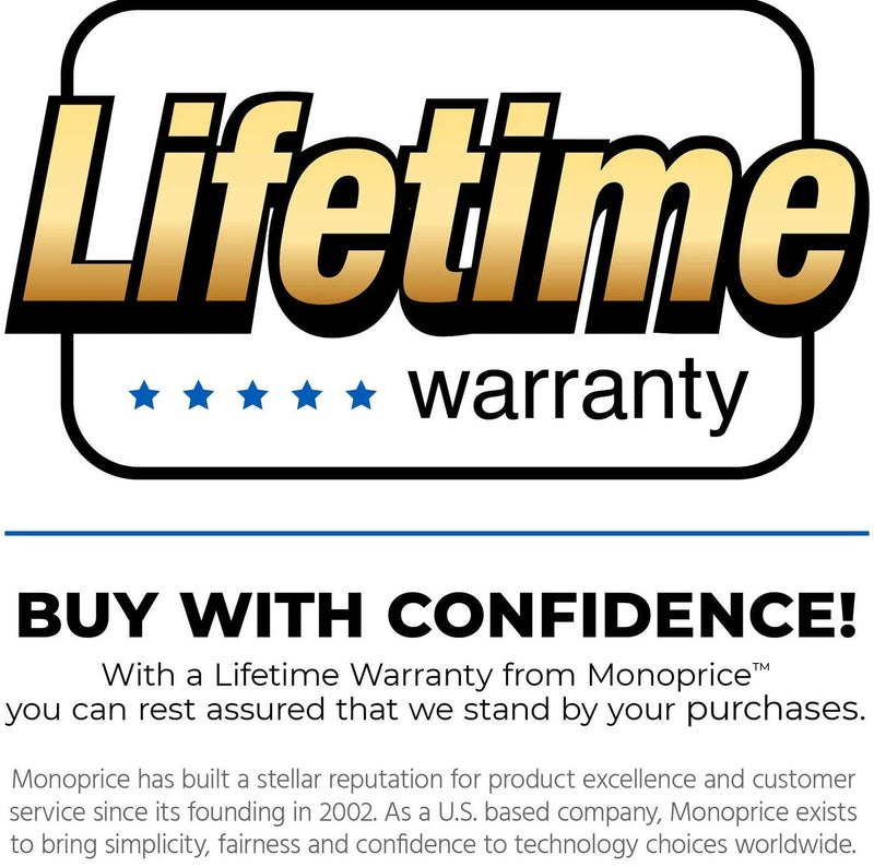 [AUSTRALIA] - Monoprice Flexboot Cat6 Ethernet Patch Cable - Network Internet Cord - RJ45, Stranded, 550Mhz, UTP, Pure Bare Copper Wire, 24AWG, 2ft, Blue 