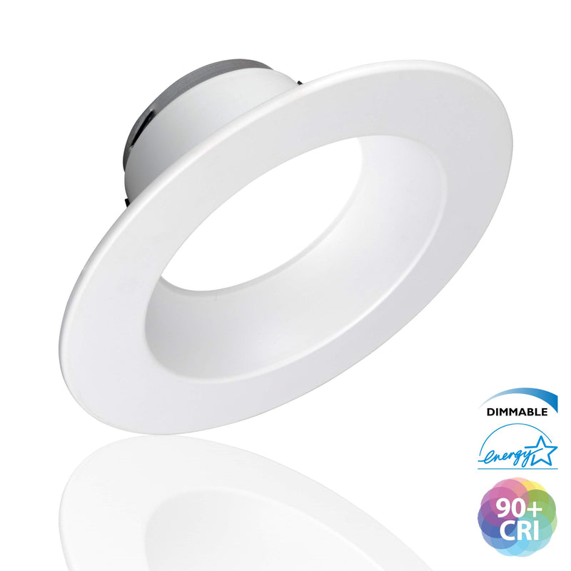 NICOR Lighting DLR565081202KWH LED Downlights, White 2700 Kelvin