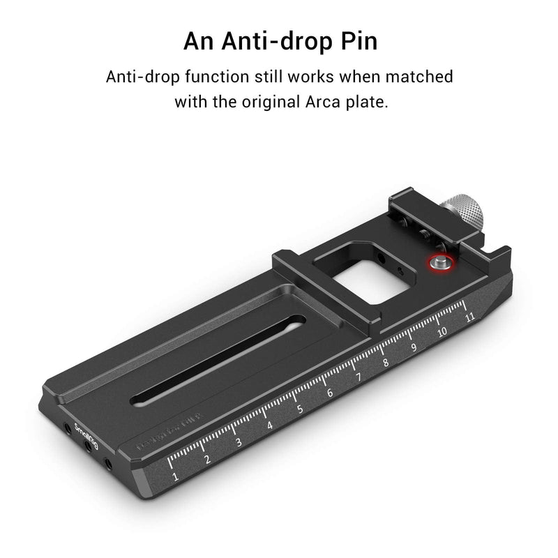 SMALLRIG Camera Quick Release Plate Adapter with Arca-Swiss for DJI RS 2 / RSC 2 (RS2 / RSC2) Gimbal - 3061