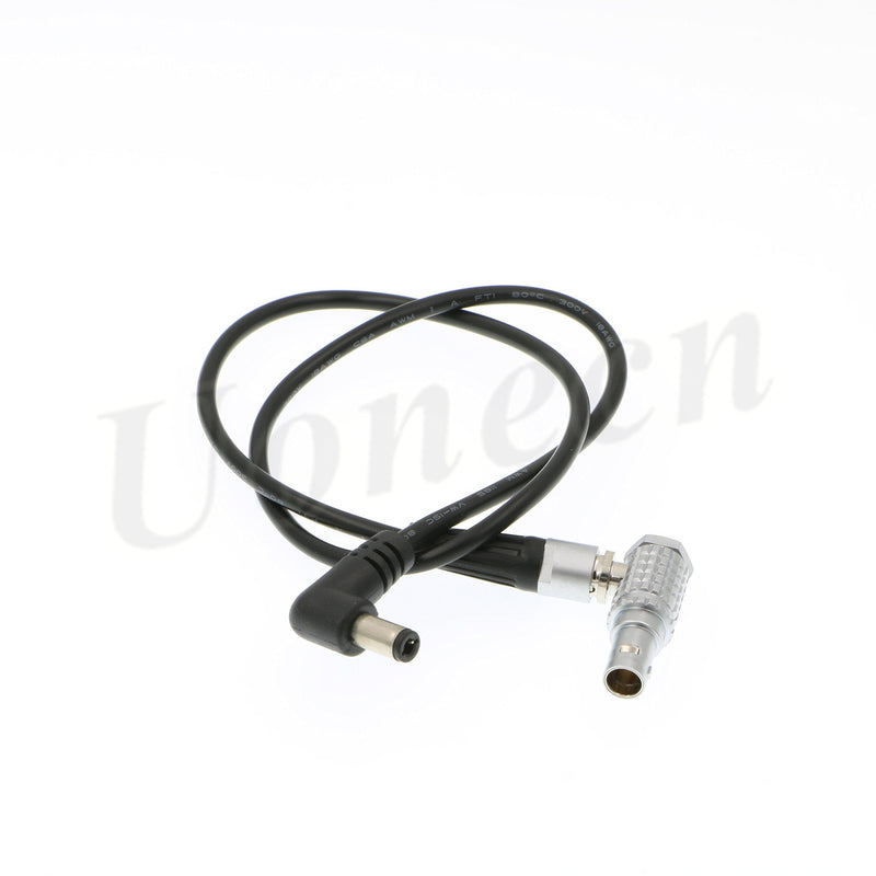 Teradek Bolt power cable Right Angle 2 Pin Male to Right Angle DC For Transmitter Tilta battery plate on the Fs7