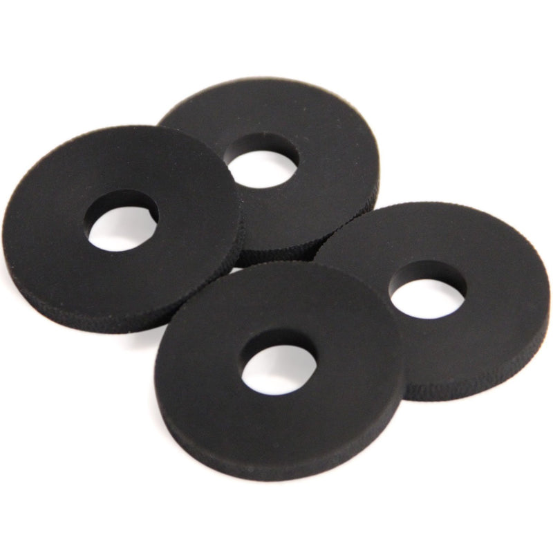 Stay Put Strap Locks - Premium Silicone Rubber Guitar Strap Blocks (4, Black) 4