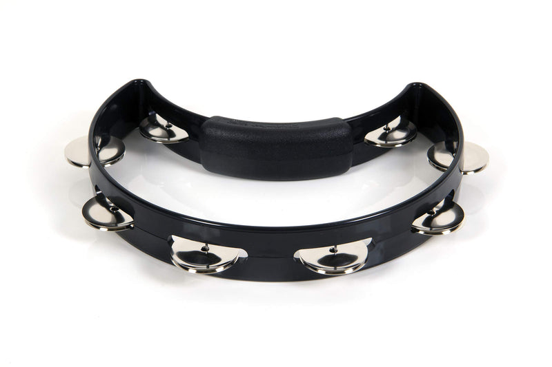 RhythmTech Tambourine, Black, inch (RT1210)