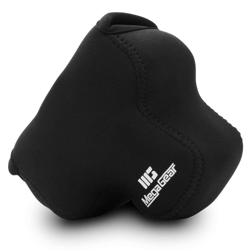 MegaGear Ultra Light Neoprene Camera Case Compatible with Canon EOS M50 Mark II (15-45mm), M50, M5 (15-45mm) Black
