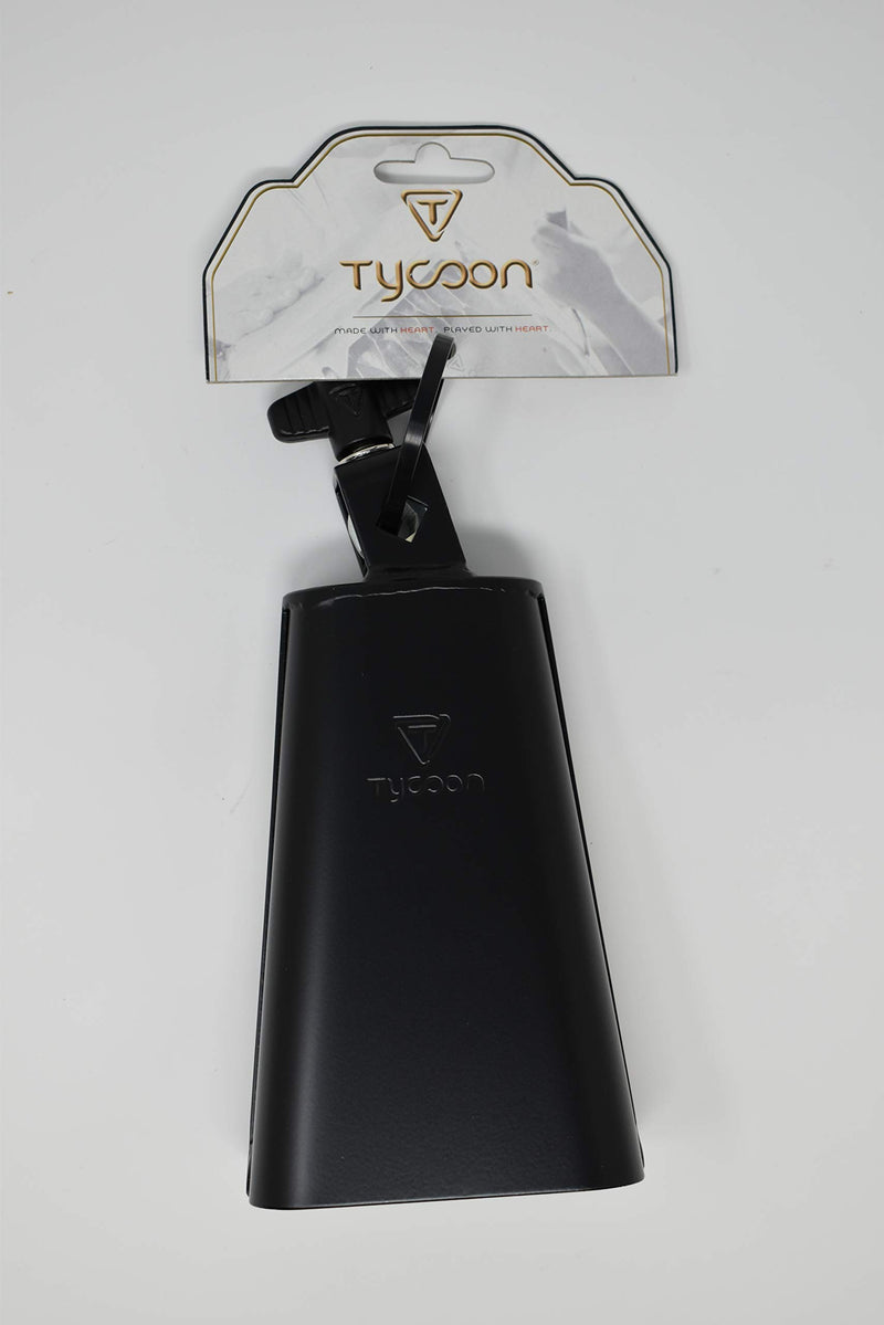 Tycoon Percussion 6 Inch Black Powder Coated Cowbell