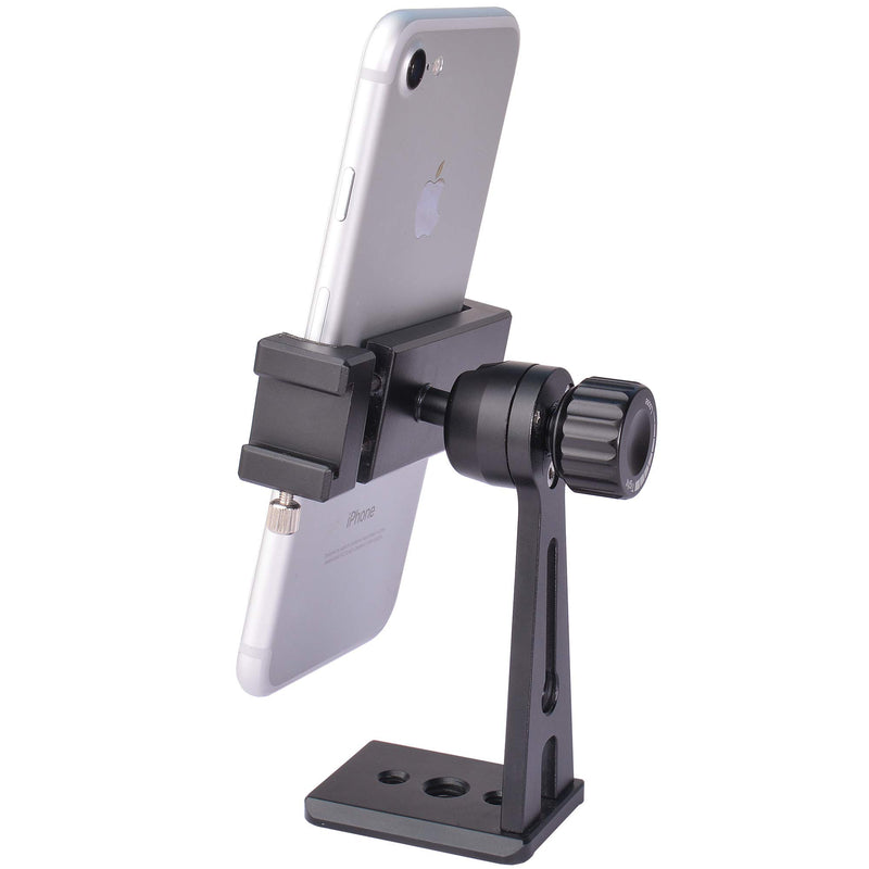 Riqiorod Phone Tripod Mount with Phone Camera Remote Control, Smartphone Holder Clip Compatible with iPhone, Samsung, LG, HTC, Google Pixel for Selfie Photography, Live Streaming Vlog