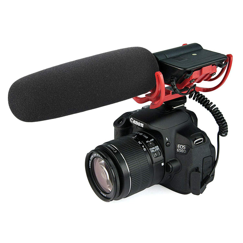 [AUSTRALIA] - SUNMON Windscreen Muff and Foam for Rode VideoMic, NTG2, NTG1 and WSVM Microphone, Indoor Outdoor Microphone Windshield (2 PACK) FurFoamKit 