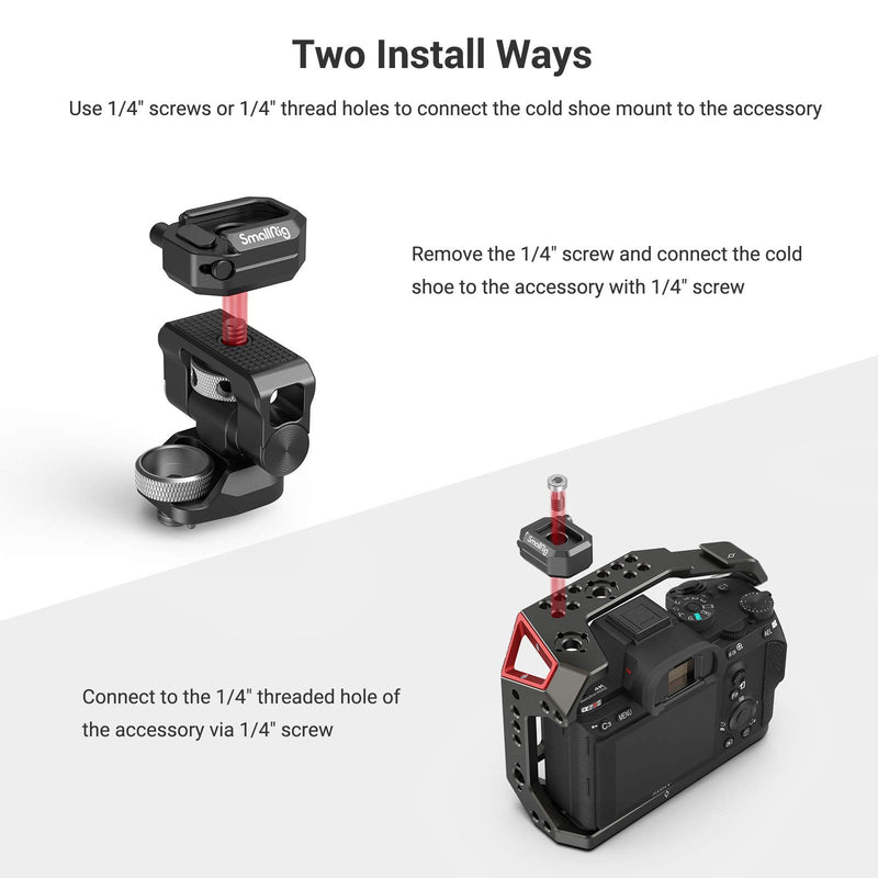 SmallRig Multi-Functional Cold Shoe Mount with Safety Release 2797