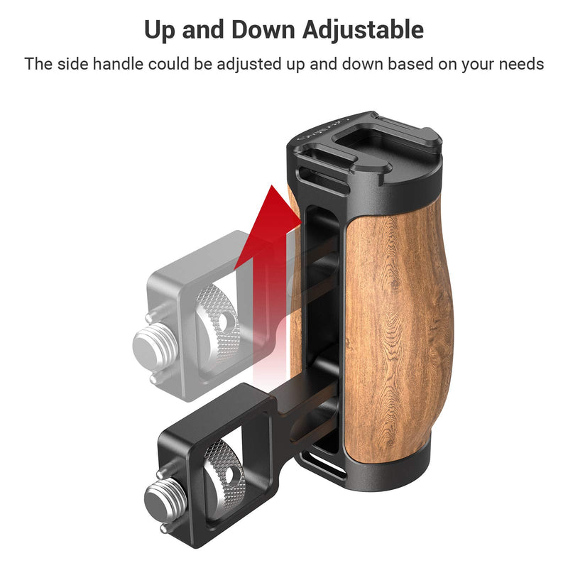 SmallRig Wooden Mini Side Handle (for ARRI-Style Mount) 2914