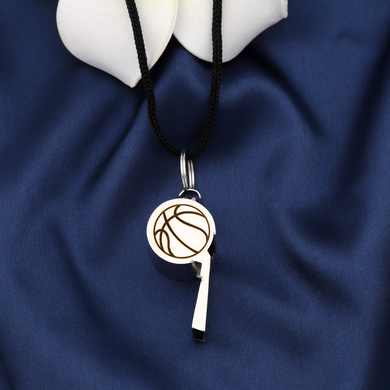 LEVLO Basketball Coach Whistles A Great Coach is Hard to Find and Impossible to Forget Whistles With Lanyard Thank You Gift For Basketbal Coach Referees Basketball Whistles