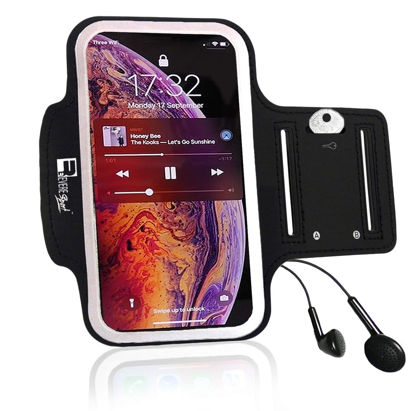 Premium iPhone Xs Armband. Sports Phone Arm Case Holder for Running, Gym Workouts 5.8" - iPhone XS