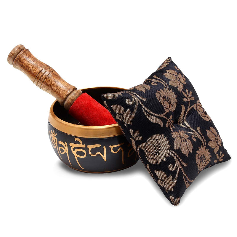 Zap Impex ® Beautiful Christmas Gift New Handmade Brass Buddha Sound Bowl Tibetan Meditation Yoga Sound Bowls 4 inch