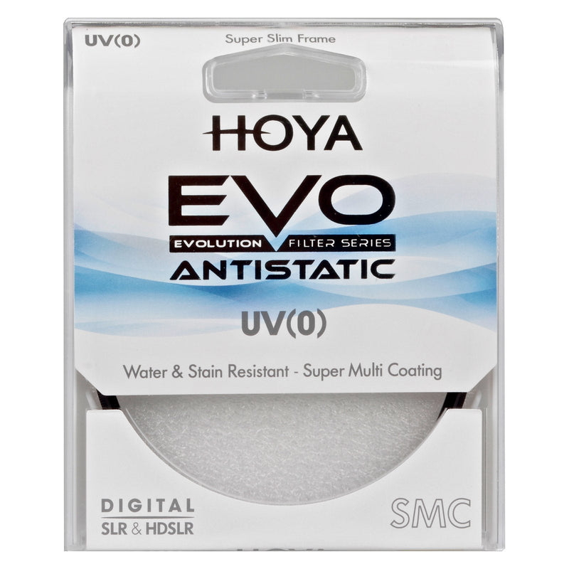 Hoya Evo Antistatic UV Filter - 49mm - Dust/Stain/Water Repellent, Low-Profile Filter Frame