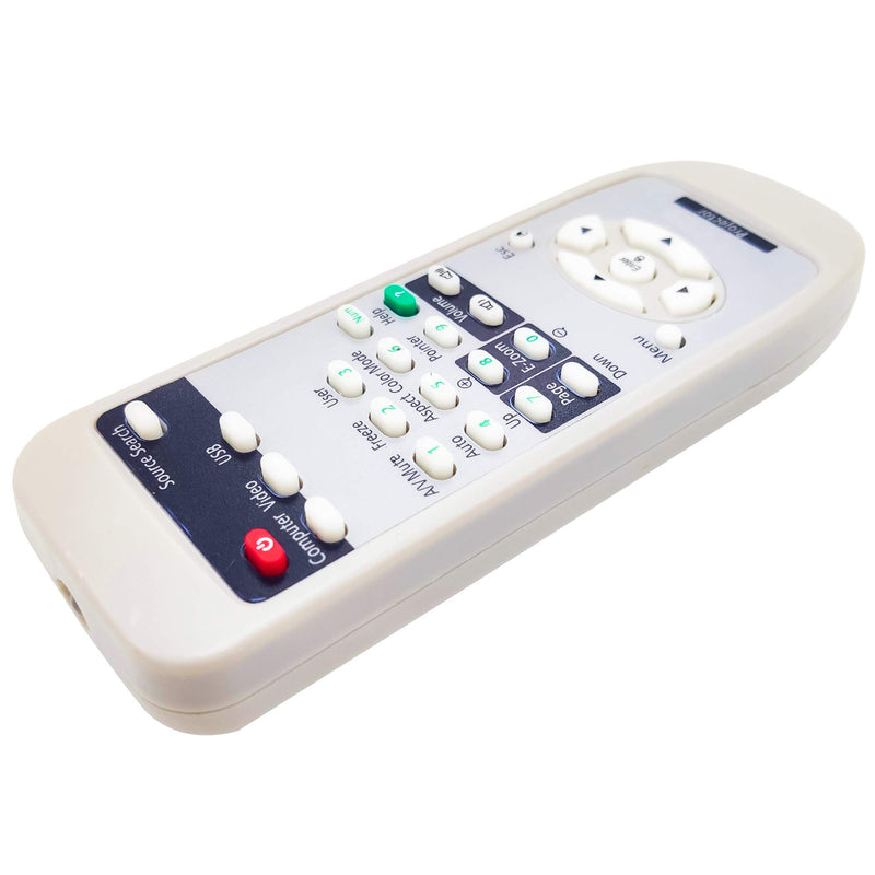 INTECHING 1515068 Projector Remote Control for Epson EB-X9, EH-TW420, EH-TW450, EX31, EX3200, EX51, EX5200, EX71, EX7200, PowerLite 1220/1260/ 79/ Home Cinema 705HD/ S10+/ S7/ S9/ W10+/ W7/ X9, VS200