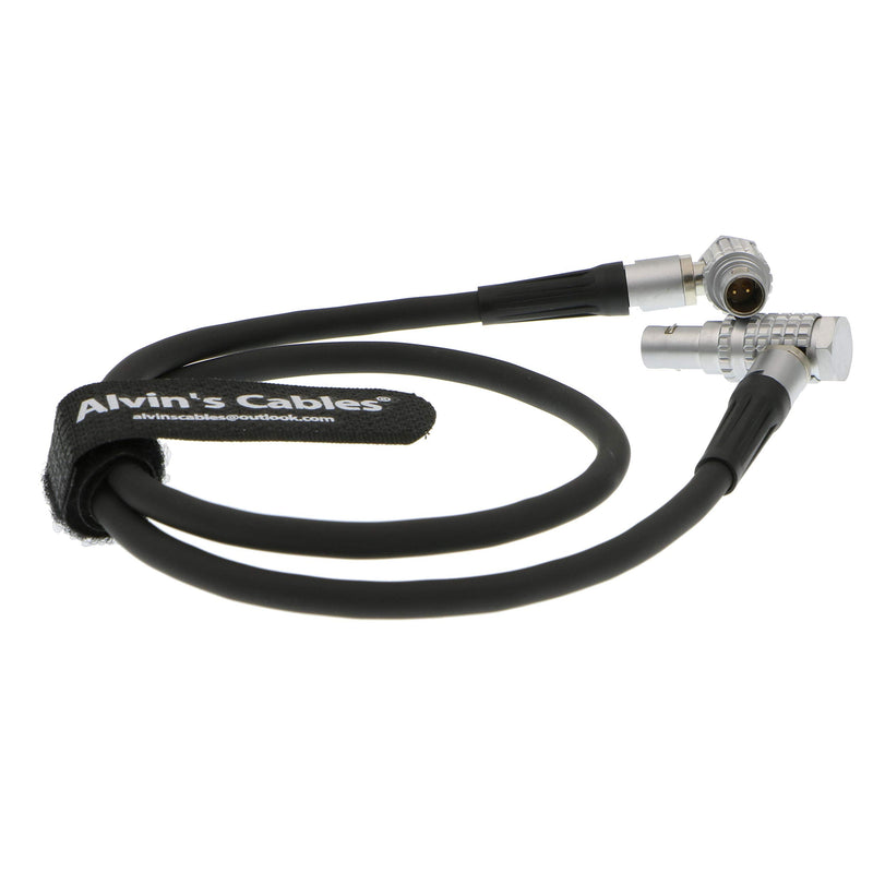 [AUSTRALIA] - Alvin's Cables Teradek Bond ARRI Alexa Camera Power Cable 2 Pin Male Right Angle to 2 Pin 45cm right angle to right angle 
