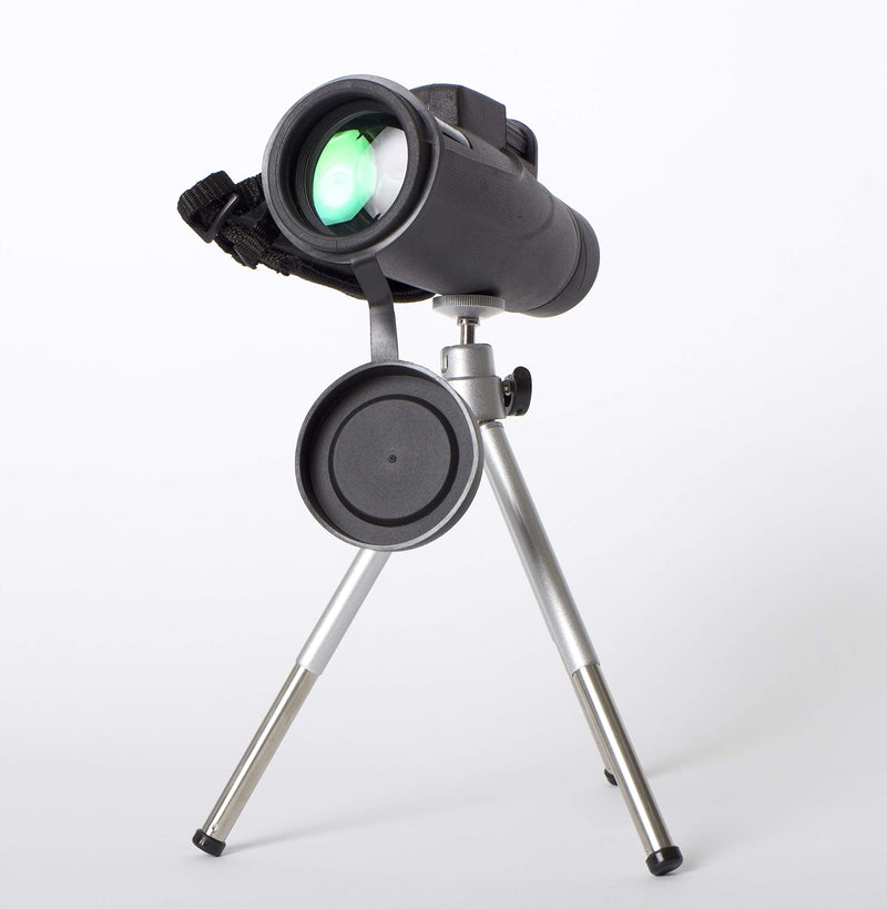 Roxant Falcon Monocular Telescope - 10x42 High Definition BAK4 Prism Focusing Scope - Includes Monocular, Phone Adapter, Mini Tripod, Case & Lens Cap